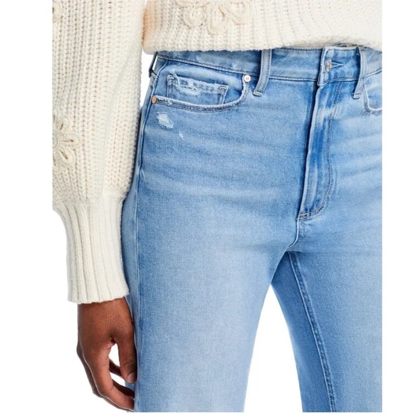 PAIGE Anessa Ankle Length Wide Leg Jeans Size 31 Helena - Picture 14 of 16